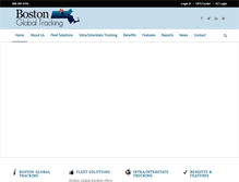 Tablet Screenshot of bostonglobaltracking.com